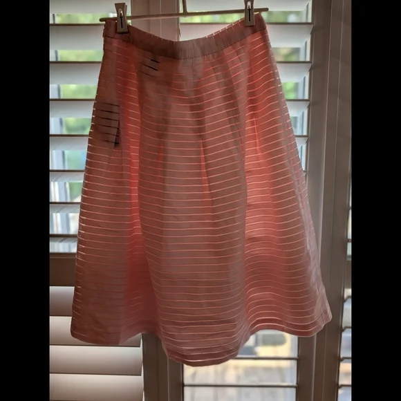 Tommy Hilfiger Pink Pleated A-Line Skirt NWT - Picture 7 of 8